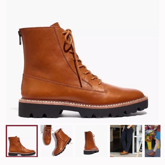Madewell Citywalk Lugsole Boot - English Saddle - Picture 3 of 15
